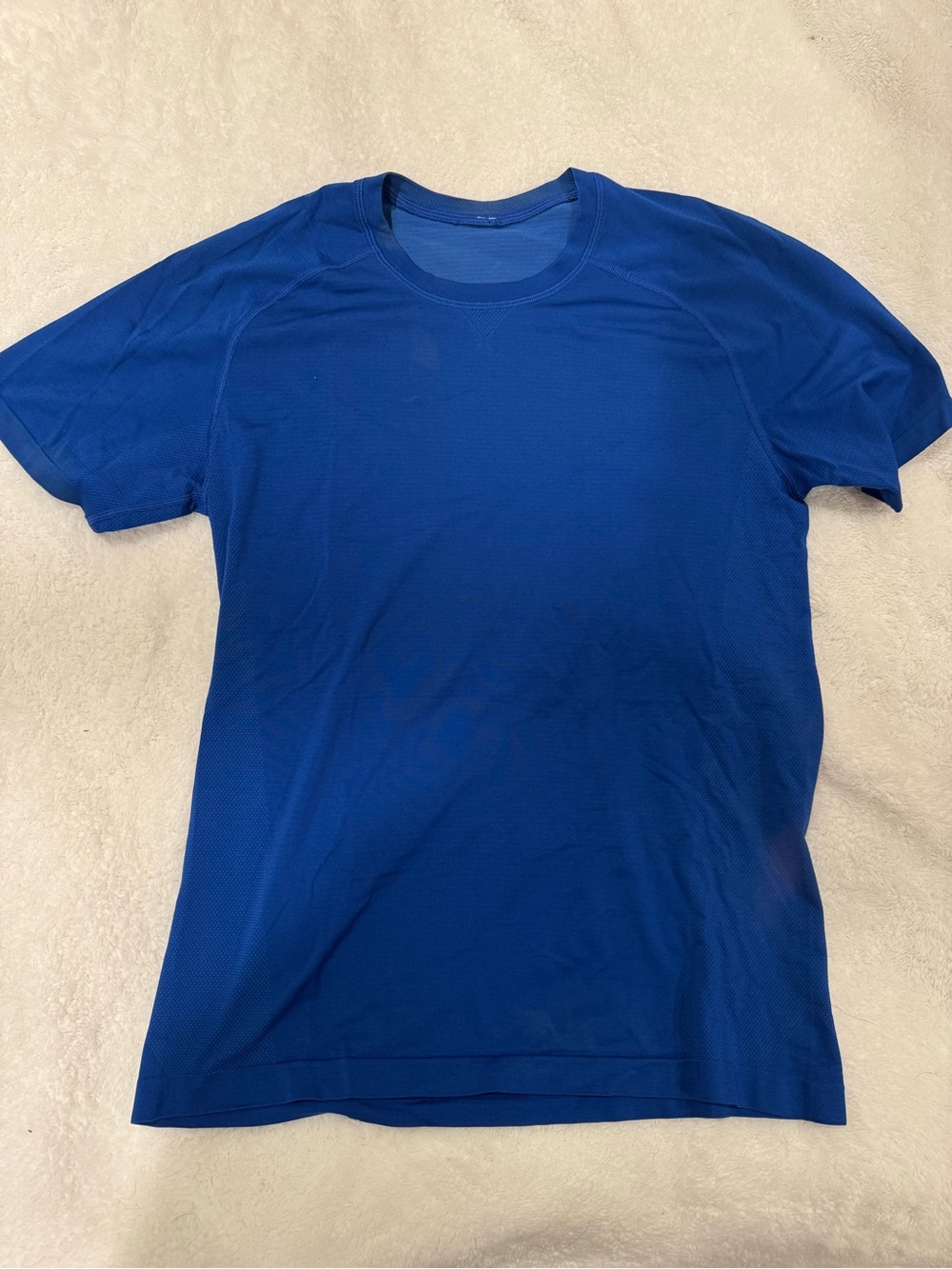 lululemon Men’s Blue Metal Vent Tech SS Shirt